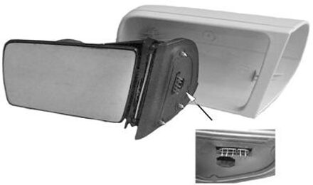Mercedes Benz Spiegel Links Elektrisch -4/96 -m -r