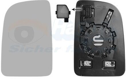 Mercedes Benz Spiegelglas, buitenspiegel * HAGUS * 2973865