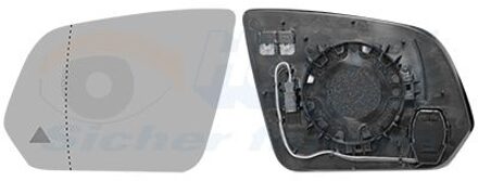 Mercedes Benz Spiegelglas, buitenspiegel * HAGUS * 3082835