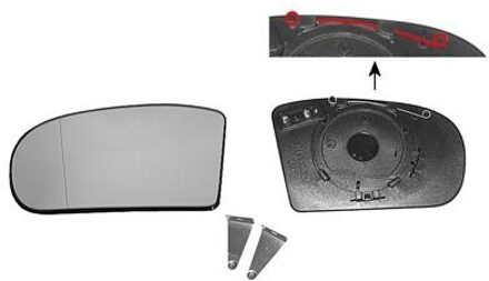 Mercedes Benz Spiegelglas Links