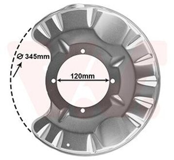 Mercedes Benz Stofschild Achter L 3069373