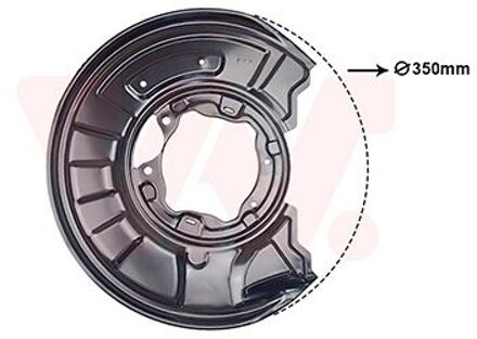Mercedes Benz Stofschild Achter L 3091373