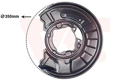 Mercedes Benz Stofschild Achter R 3091374