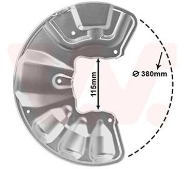 Mercedes Benz Stofschild Voor R 3069372
