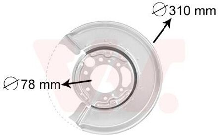 Mercedes Benz Stofschild