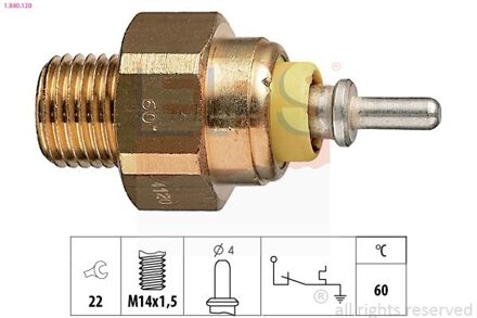 Mercedes Benz Temperatuurschakelaar, koelmiddelwaarschuwingslamp 1840120
