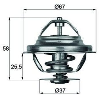 Mercedes Benz Thermostaat, koelvloeistof TX2080D