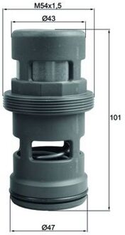 Mercedes Benz Thermostaat, oliekoeling TO18114