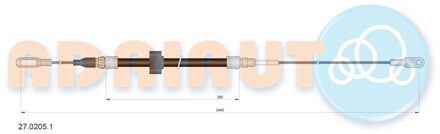 Mercedes Benz Trekkabel, parkeerrem 2702051