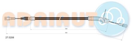 Mercedes Benz Trekkabel, parkeerrem 270206