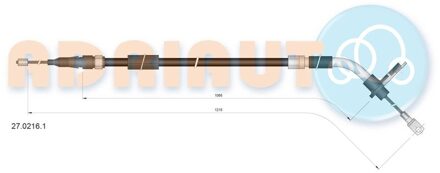 Mercedes Benz Trekkabel, parkeerrem 2702161