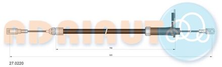 Mercedes Benz Trekkabel, parkeerrem 270220