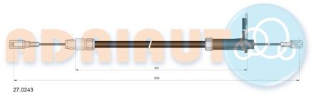 Mercedes Benz Trekkabel, parkeerrem 270243