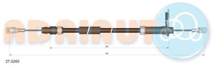 Mercedes Benz Trekkabel, parkeerrem 270265