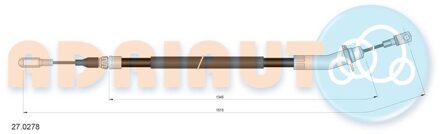 Mercedes Benz Trekkabel, parkeerrem 270278