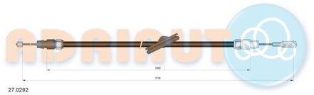 Mercedes Benz Trekkabel, parkeerrem 270292