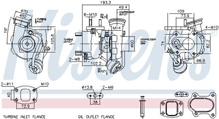 Mercedes Benz Turbocharger 93784