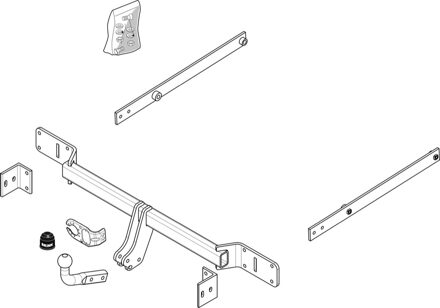 Mercedes Benz Vaste trekhaak