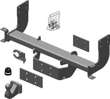 Mercedes Benz Vaste trekhaak