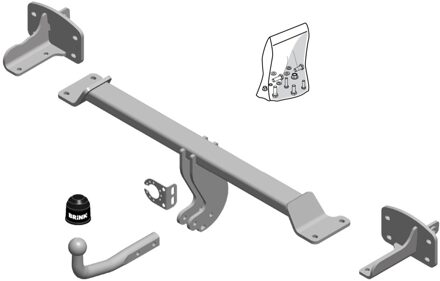 Mercedes Benz Vaste trekhaak