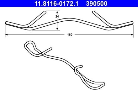 Mercedes Benz Veer, Remklauw 11811601721