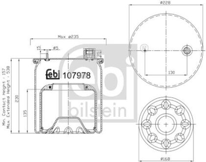 Mercedes Benz Veerbalg, luchtvering 107978