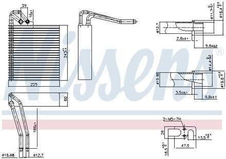 Mercedes Benz Verdamper, airconditioning 92331