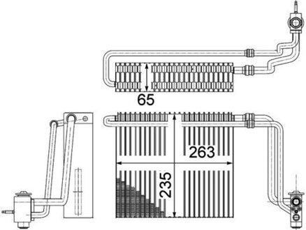 Mercedes Benz Verdamper, airconditioning AE107000P
