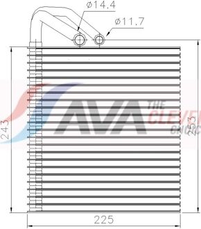 Mercedes Benz Verdamper, airconditioning MSV814