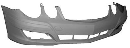 Mercedes Benz VOORBUMPER Classic zonder PDC-GATEN 3043574