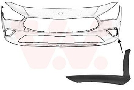 Mercedes Benz Voorbumpersierlijst L. 2974581