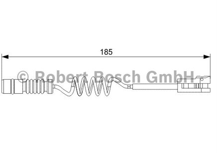 Mercedes Benz Waarschuwingscontact, remvoering-/blokslijtage achter
