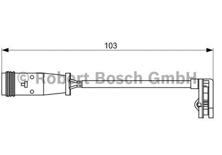 Mercedes Benz Waarschuwingscontact, remvoering-/blokslijtage Voor