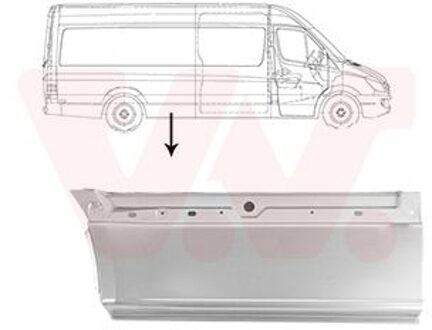 Mercedes Benz Zijplaat Achter R 2982142