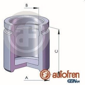 Mercedes Benz Zuiger, remklauw D025382