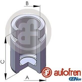 Mercedes Benz Zuiger, remklauw D02566