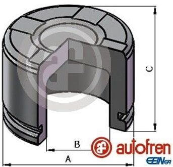 Mercedes Benz Zuiger, remklauw D025662