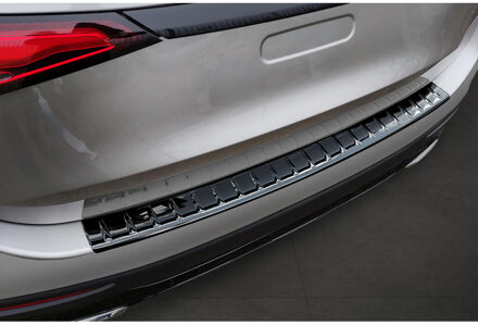 Mercedes Benz Zwart-Chroom RVS Bumper beschermer passend voor Mercedes GLC II (X254) 2022- 'Ribs' AV251047