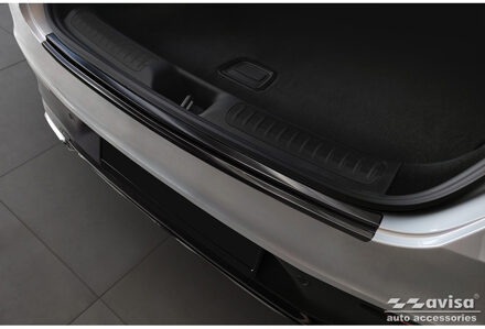 Mercedes Benz Zwart RVS Achterbumperprotector passend voor Mercedes GLC II Coupë (C254) 2023- AV245366