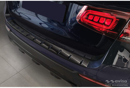 Mercedes Benz Zwart RVS Bumper beschermer passend voor Mercedes GLC (X253) 2015-2019 & Facelift 2019- 'STRONG AV254006