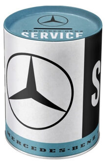 Mercedes Mercedes-Benz Service spaarpot zwart 14 x 11 cm