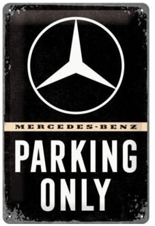 Mercedes Metalen bord Mercedes-Benz Parking Only 20 x 30 cm
