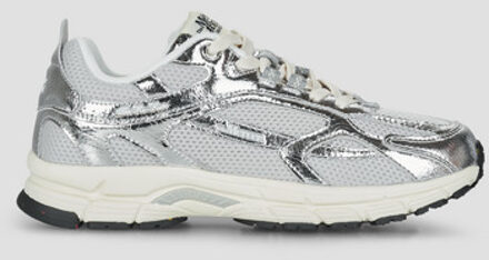 Mercer Amsterdam Lage Sneakers Mercer Amsterdam The Re-Run Cracked" Zilver - 40,41,42,43,44,45
