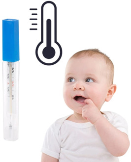 Mercury Glass Thermometer Large Screen Clinical Temperature Tool