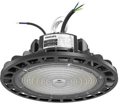 Mercury LED High Bay - Dimbaar - 100 Watt 16.000 lumen (160lm/W) - Philips Xitanium Driver - 4000K neutraal wit - IP65 waterdicht - 50.000 Branduren Zwart