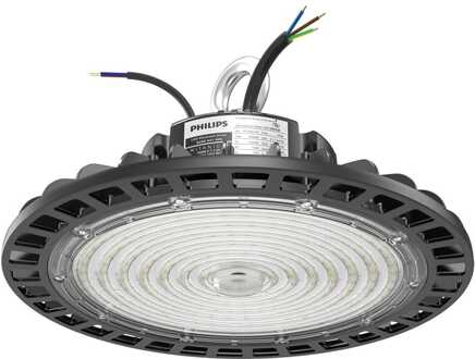 Mercury LED High Bay - Dimbaar - 150 Watt 24.000 lumen (160lm/W) - Philips Xitanium Driver - 4000K neutraal wit - IP65 waterdicht - 50.000 Branduren Zwart
