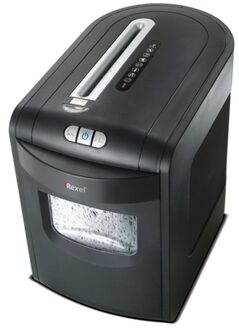 Mercury REM723 Papierversnipperaar Met Anti-Vastloop Technologie - Voor Kantoor En Thuiswerken - Veiligheidsniveau: DIN P- 5 Microsnippers - Tot 7 A4-Vellen - Vernietigt Documenten, Nietjes En Paperclips - Opvangbak Van 23 Liter - Zwart