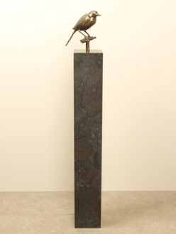 Merel uit brons, 14 cm