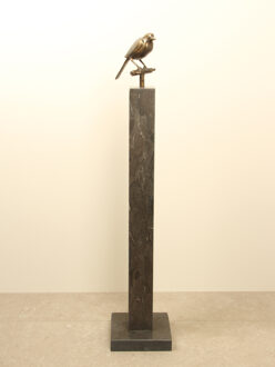 Merel uit brons, 14 cm