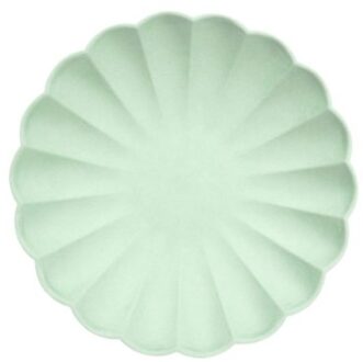 Meri Meri bordjes composteerbaar small - sorbet mint